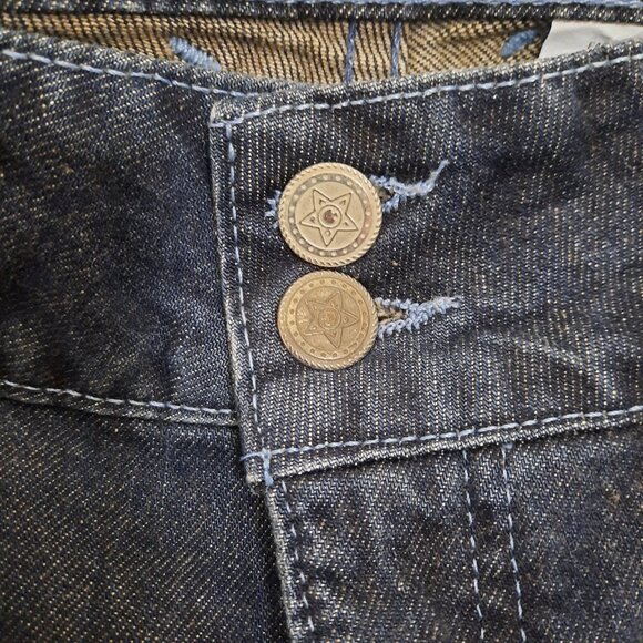 New Vintage 90s Cowgirl Time Bootcut Western Jeans Low Rise Embroidered Size 13 - Picture 6 of 7